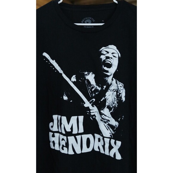 Jimi Hendrix 2XL Black T-Shirt Men’s Authentic Merch Rock Band Tee Graphic - Picture 2 of 5